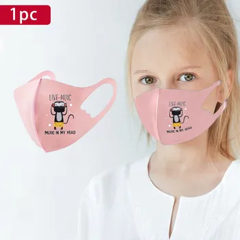 

1PC Kids mascaras Face Cover Adjustive Breathable Filter Safet Protect Thin Type Comfortable Face Cover Cartoon Toiletry Kits