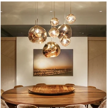 

Modern Creative Glass Pendant Lights Art Deco Lighting Fixture Christmas Decorations For Home Restaurant Livingroom Diningroom