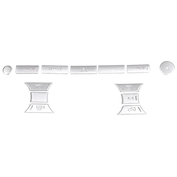 

Car Air Conditioner Button Patch Trim Fit for Land Rover Range Rover Sport 2014-2017