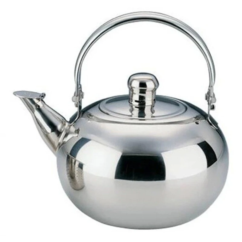 Stainless Steel Material Teapot Coffee Tea Kettle Loose Leaf Teapot with Infusers 1L/1.5L/2L/2.5L 4 Capacities to Choose