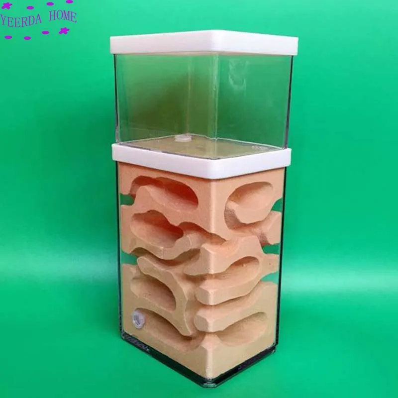Муравьиная ферма Easy Diy с зоной подачи муравьев замок клетка для питомцев цех по
