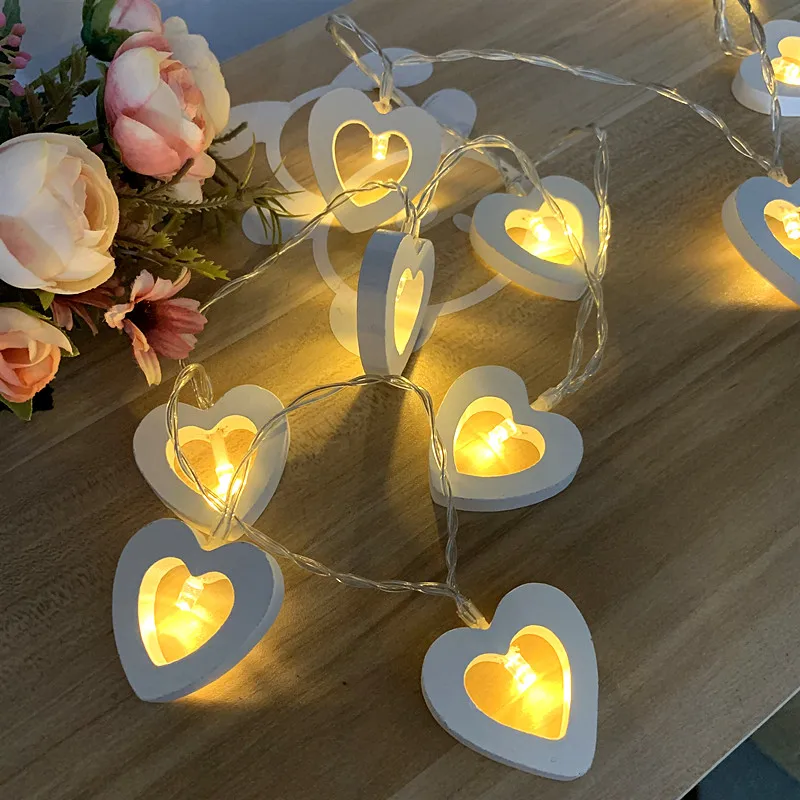 1.5m LED Fairy Love Heart Star Garland String Light Christmas Holiday Wedding Party Home Romantic Decoration Beautiful Led Lamp | Освещение
