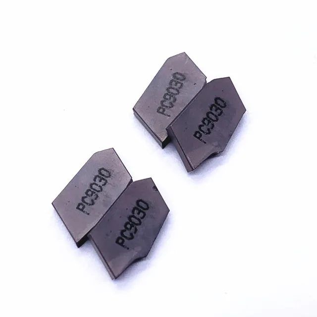 Lot De 10 Inserts De Tournage Carbure SP400 NC3020 - Largeur 4 Mm, Pour Acier Inoxydable, Rainurage