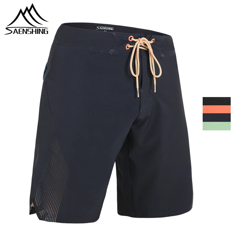 

SAENSHING Men surfing short Beach Board Shorts Trunks Summer Bathing Beach Wear Surf Shorts printing quick dry beach shorts