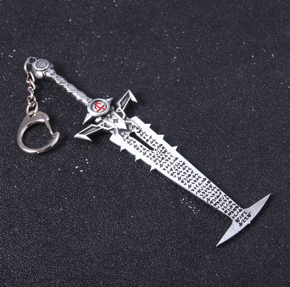 Crucible Sword Doom Eternal Keychain Video Game Pendant Keyring Gift
