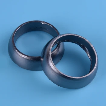 

DWCX 2Pcs Metal Twin Exhaust Donut Seal Gasket 3610047 Fit for Polaris Sportsman 600 700 800