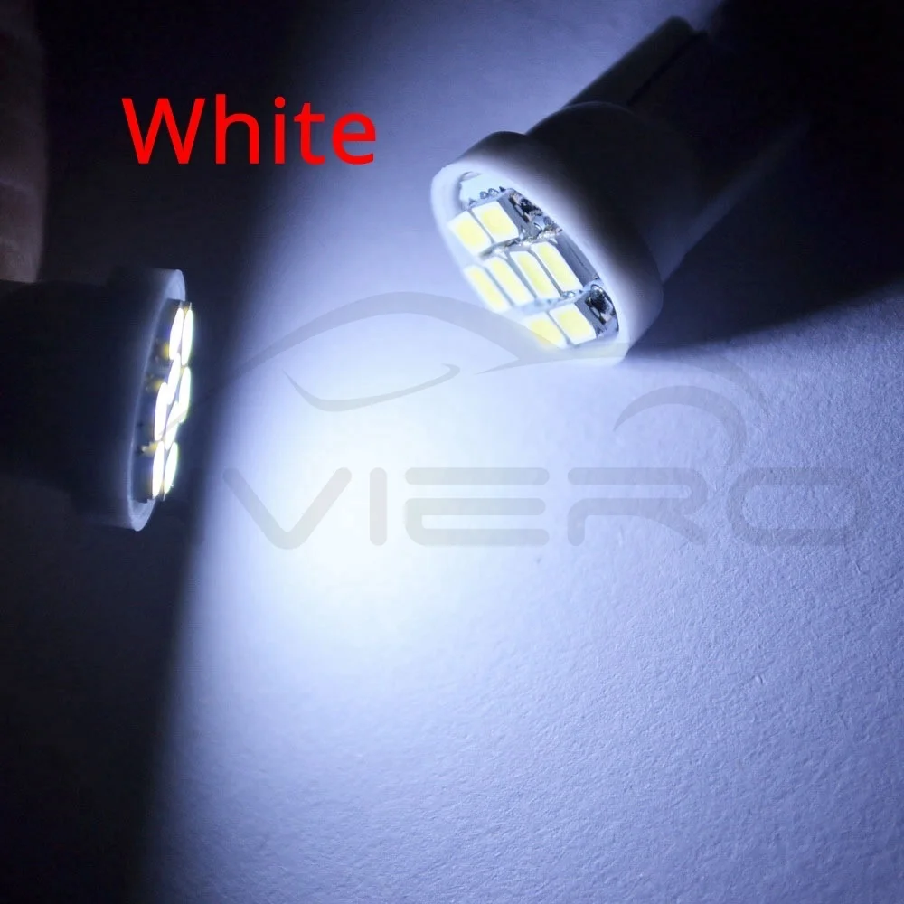 Hviero White Car Led T10 W5W 194 3020 Dome Light 8leds Car Interior Parking Light Corner Light Auto Wedge Lighting DC 12V Tail Light