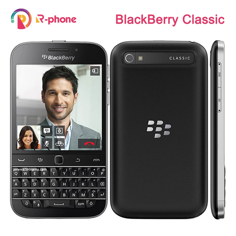 BlackBerry Classic SQC100-1 SIMフリー Blackberry Classic ホワイト 販売！EU版 SQC100-1 SIMフリー スマホ