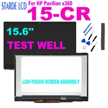 Pavilion X360 15-CR0055OD 15-CR0087CL 15-CR0095NR 15-CR0056WM 15-CR0051OD FIRSTLCD LCD Touch Screen Replacement L20826-001 for Support Stylus HP Digitizer Display Assembly 15.6