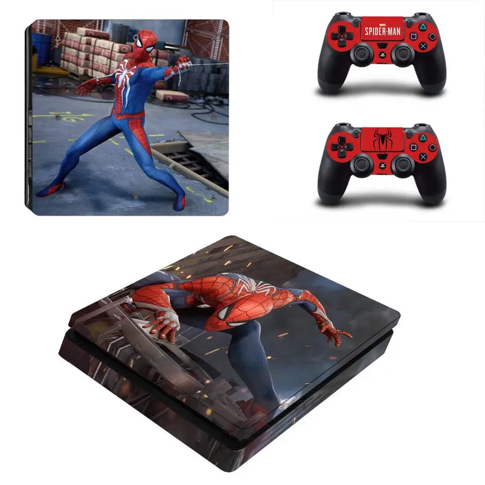 Наклейка Spider-Man PS4 Pro s PS 4 Play station 4 Pro наклейка на кожу Стикеры для playstation 4 Pro консоль и контроллер
