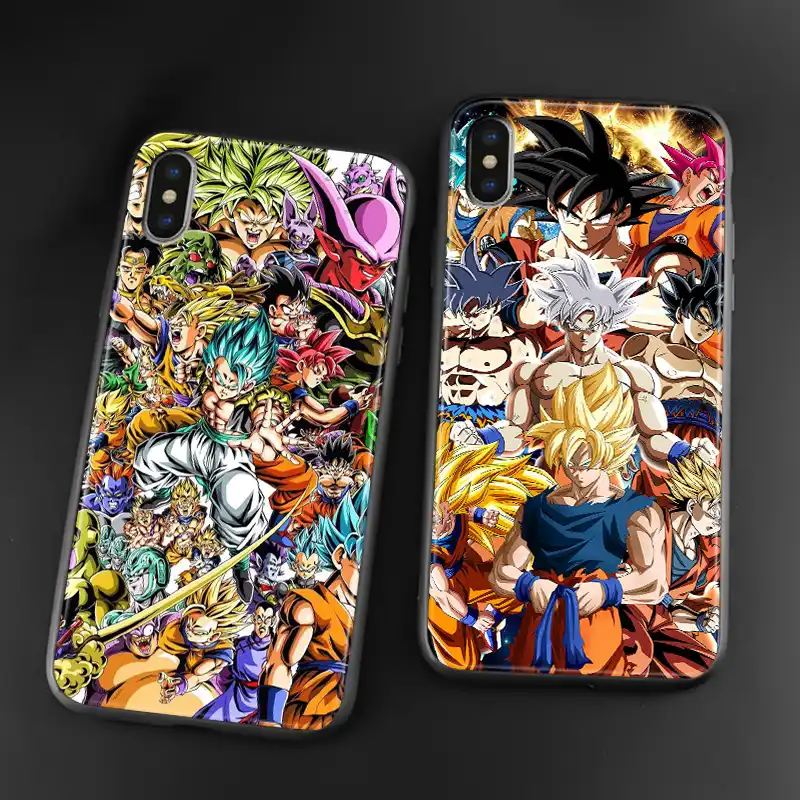 ドラゴンボールアニメシリーズ文字コラージュ Iphone Se 6 6s 7 8 プラス X Xr Xs 11 プロ最大ソフトシリコーン電話ケースカバーシェル Aliexpress