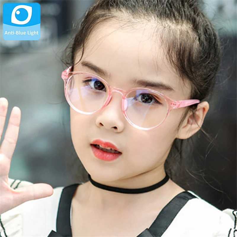 

Ultralight Anti Blue Light Glasses Frame Kids Clear Lens Children Eyeglasses Boys Eyewear Girls Shades