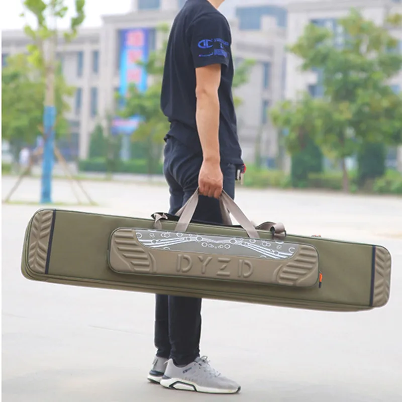 Portable Multifunction Fishing Bag Carrier Canvas 100/150CM Fishing Rod  2Layer