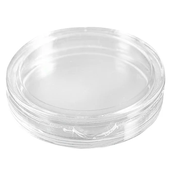 

20 Pcs Transparent Plastic Small Round Box Coin Box, 10 Pcs 18mm & 10 Pcs 20Mm