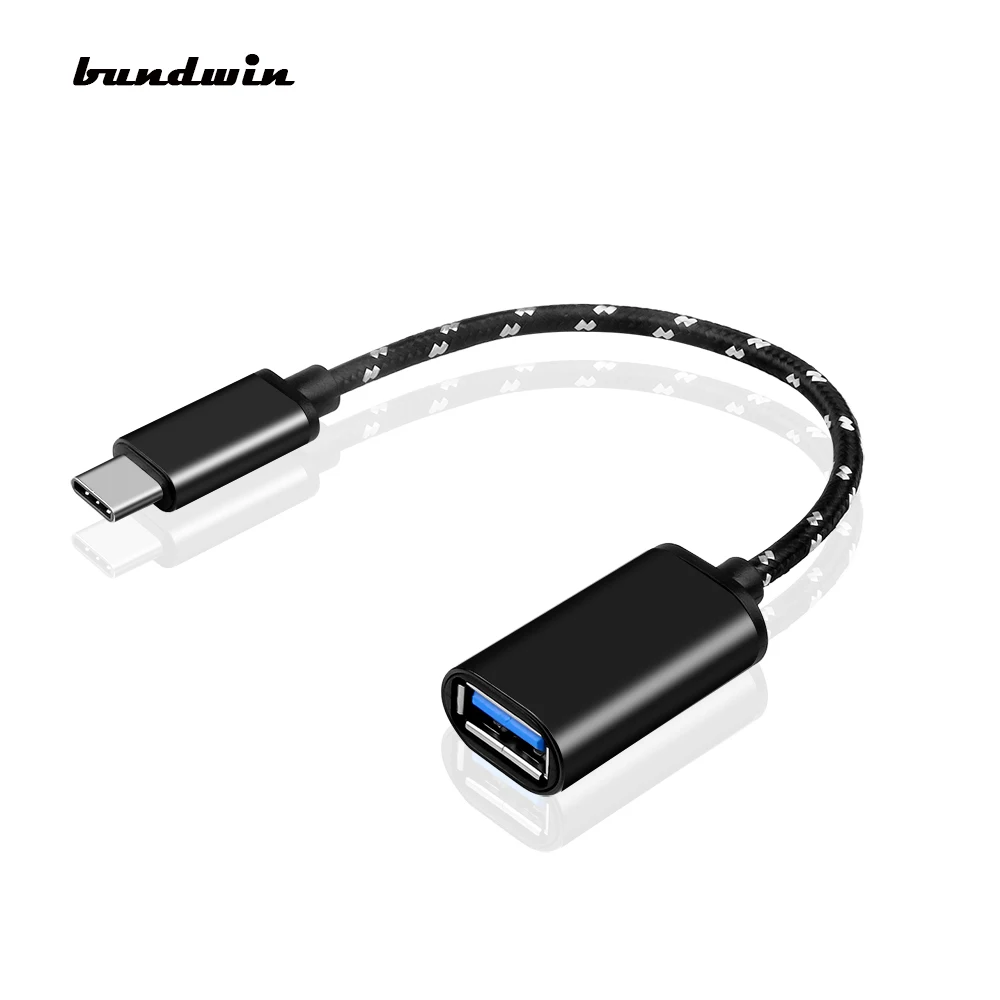 Кабель переходник с USB Type C на OTG для Huawei P20 Xiaomi Mi5 Mi4C Nexus 5X 6P Macbook c зарядный кабель