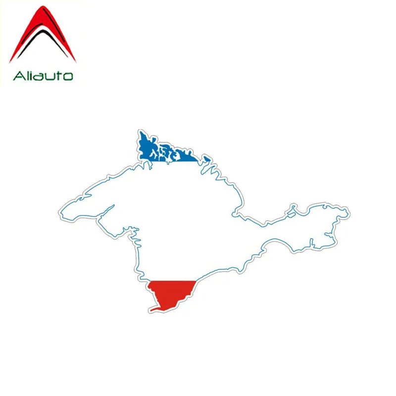 Забавная Автомобильная наклейка Aliauto карта Крыма автомобильный Стайлинг