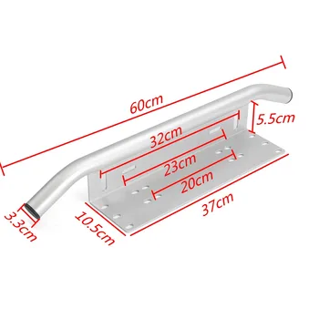 

New car number plate Offroad Front License Number Plate Bracket Frame Holder Light Bar Mount Bumper For SUV Truck Vehicle