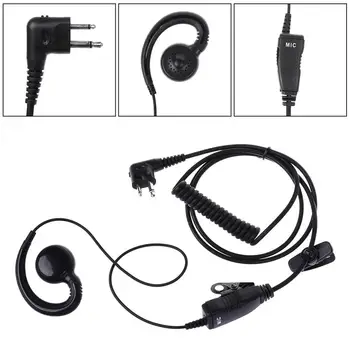 

Headset Swivel Earpiece with Microphone and PTT EarHook for Motorola 2 Way Radio Walkie Talkie for HKLN4604a HKLN4604 RLN6423