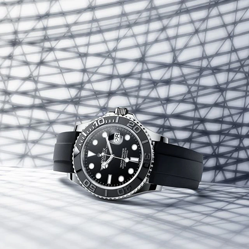 

Rolex- Yacht-Master- brand Quartz women's Mechanical watch Rubber watchband watch Business casual men's watch gift AAA