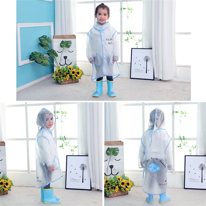 Children's waterproof raincoat Boys Girls Kids Hooded Raincoat Waterproof Jackets Toddler Baby Cartoon Tops #4S18 (58)