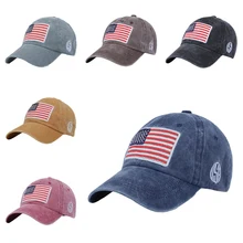 Мужская и женская хлопковая винтажная потёртая бейсболка с регулируемой джинсовой надписью бейсбольная Кепка с вышивкой в стиле хип-хоп