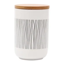 Кухонный органайзер, инструмент, герметичная банка для хранения зерна, банка для домашнего хранения, контейнер для кофе, Бамбуковая крышка, сахарные орехи, чай, специи