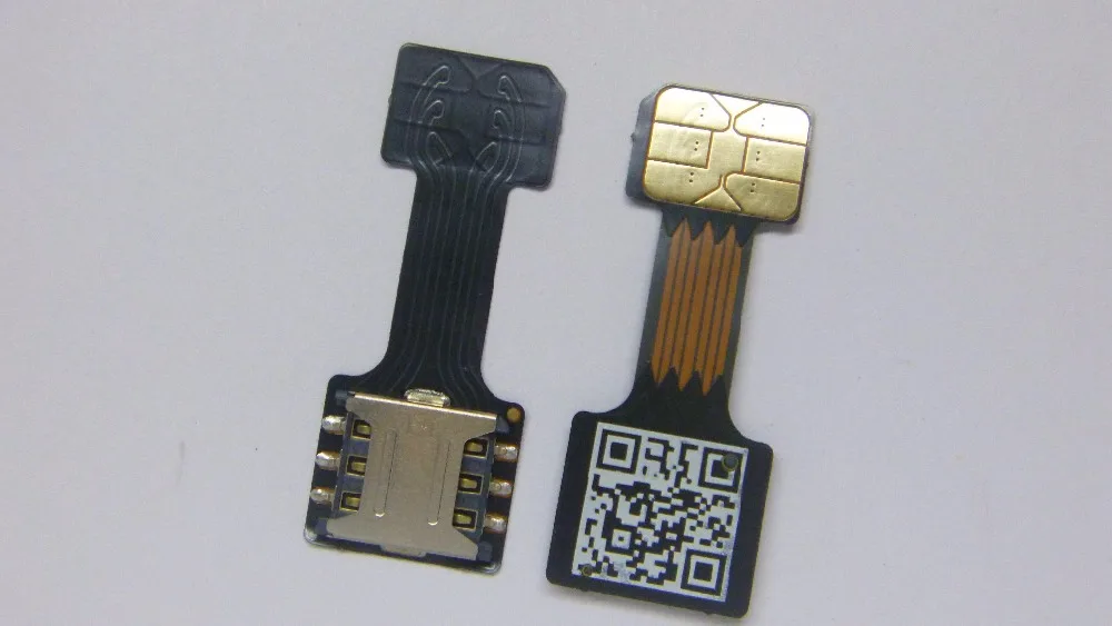 Hybrid Dual Nano SIM Card Adapter converter Extender sd