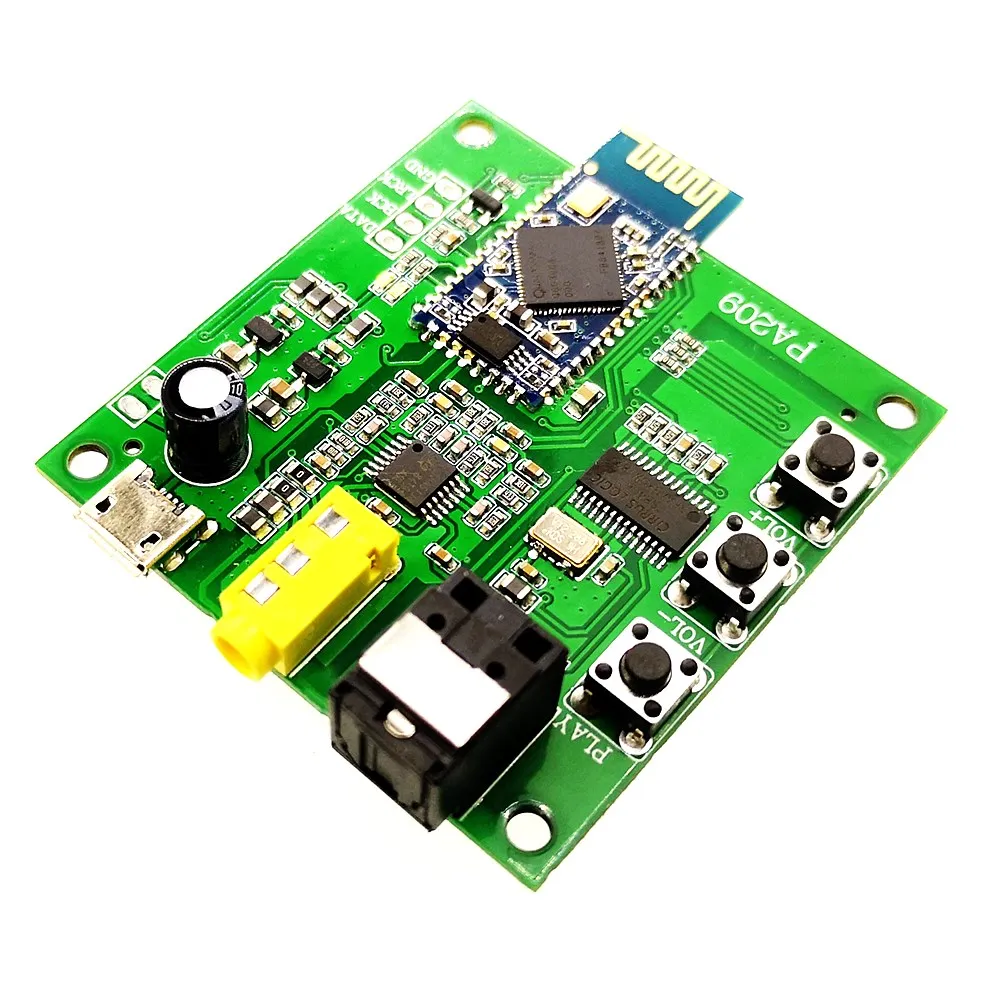 PA209 Bluetooth 5,0 аудио приемник модуль QCC3008 волоконно-оптический аналоговый ies IIS выход
