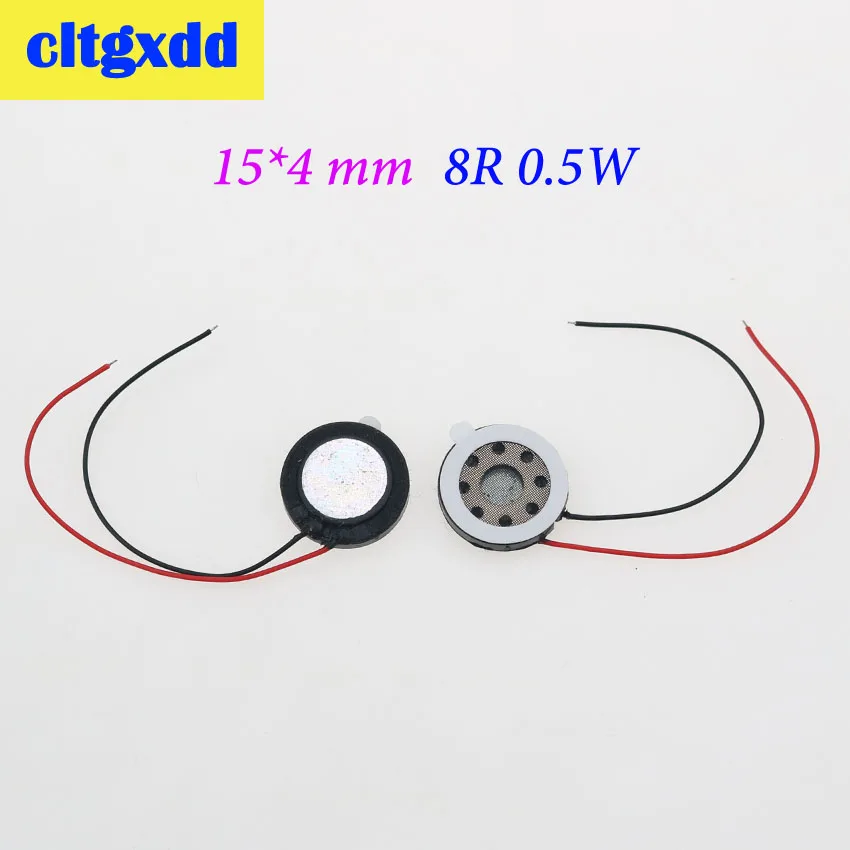 15mm Cltgxdd 8 Ом 0,5 Вт громкоговоритель Магнитный динамик 15 20 23 26 28 32 36 40 50 мм Диаметр 8R 0,5 Вт громкоговоритель звуковой проигрыватель - Цвет: 15mm