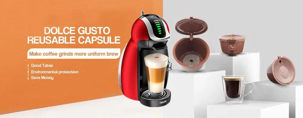 Многоразовая кофейная капсула nescafe dolcee Gusto фильтры с сеткой из нержавеющей стали Dolci Gusto Pod чашка для кофемашины инструмент вскрытия