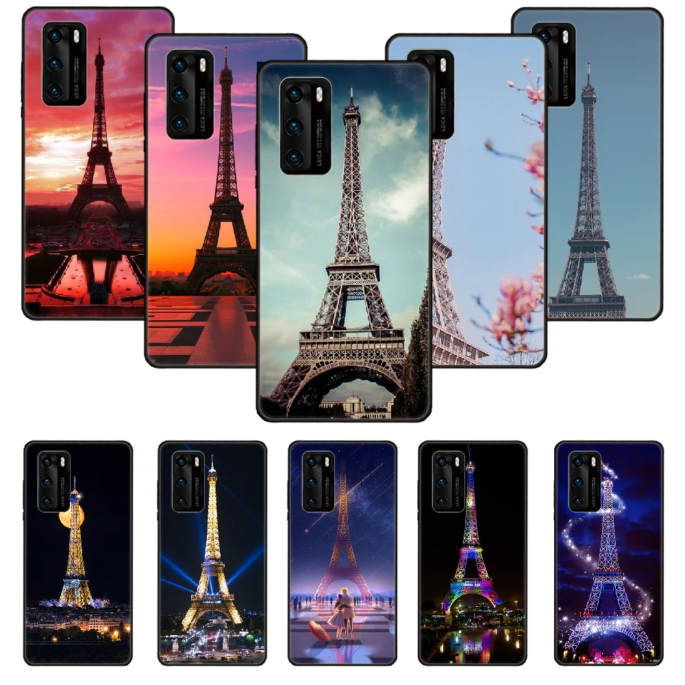 Чехол для телефона Huawei P20 P30 P40 P Smart Z + P10 Mate 30 10 20 Lite Pro черный чехол Роскошный