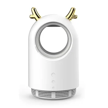 

New 220v Led Anti Mosquito Repellent Usb Home Cartoon Desktop Antlers Physical Photocatalyst Inhalation Mosquito Killer Lamp