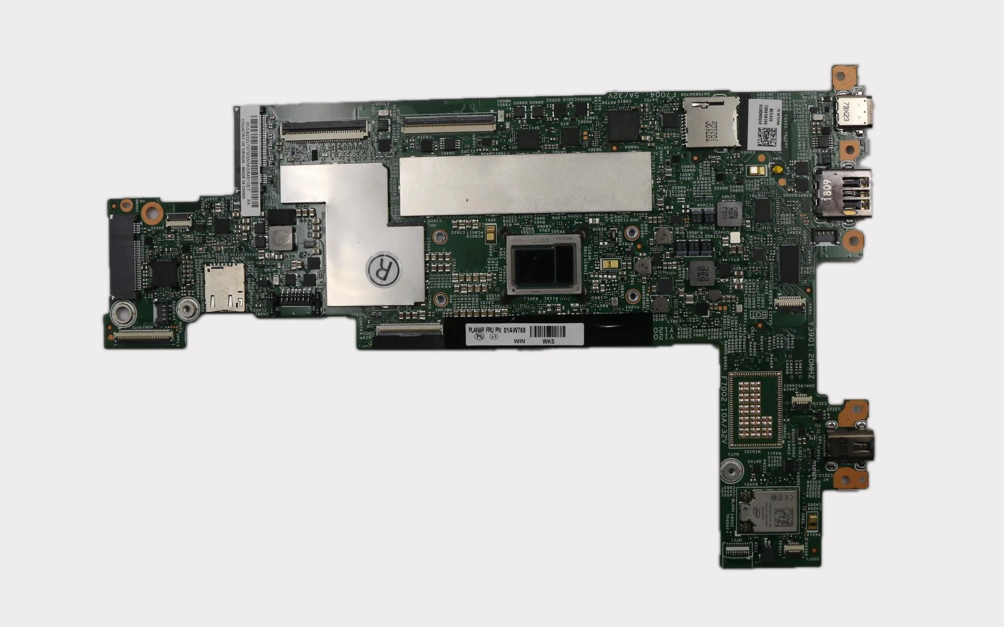 I5-7Y57 8 Гб 01AW768 для lenovo ThinkPad X1 планшетный компьютер материнская плата Интегрированная видеокарта тестовая работа