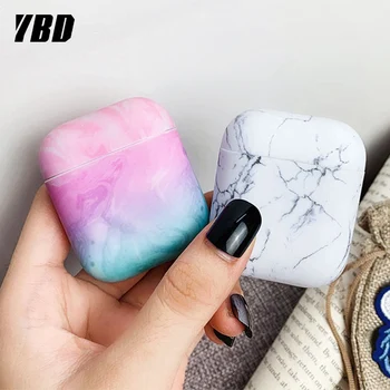 

YBD Luxury Marble Pattern Case For AirPods Colors Case Cover for Apple Airpods Air Pods Case Coque Funda for Airpod