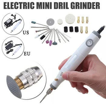 

18W Mini Electric Drill Grinder Kit Variable Speed Polisher Hand Tool 110 ~ 230V