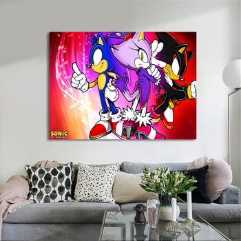 

Print Painting Home Decoration Wall Artwork Sonic the Werehog Game Modular Pictures Canvas Poster Nordic Style For Living Room