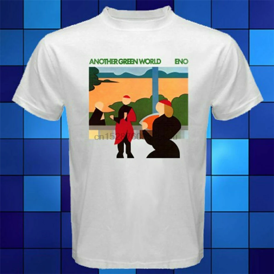 Brian Eno Another Green World Music Legend White MenS T-Shirt Size S-Xxl Vintage Graphic Tee Shirt |