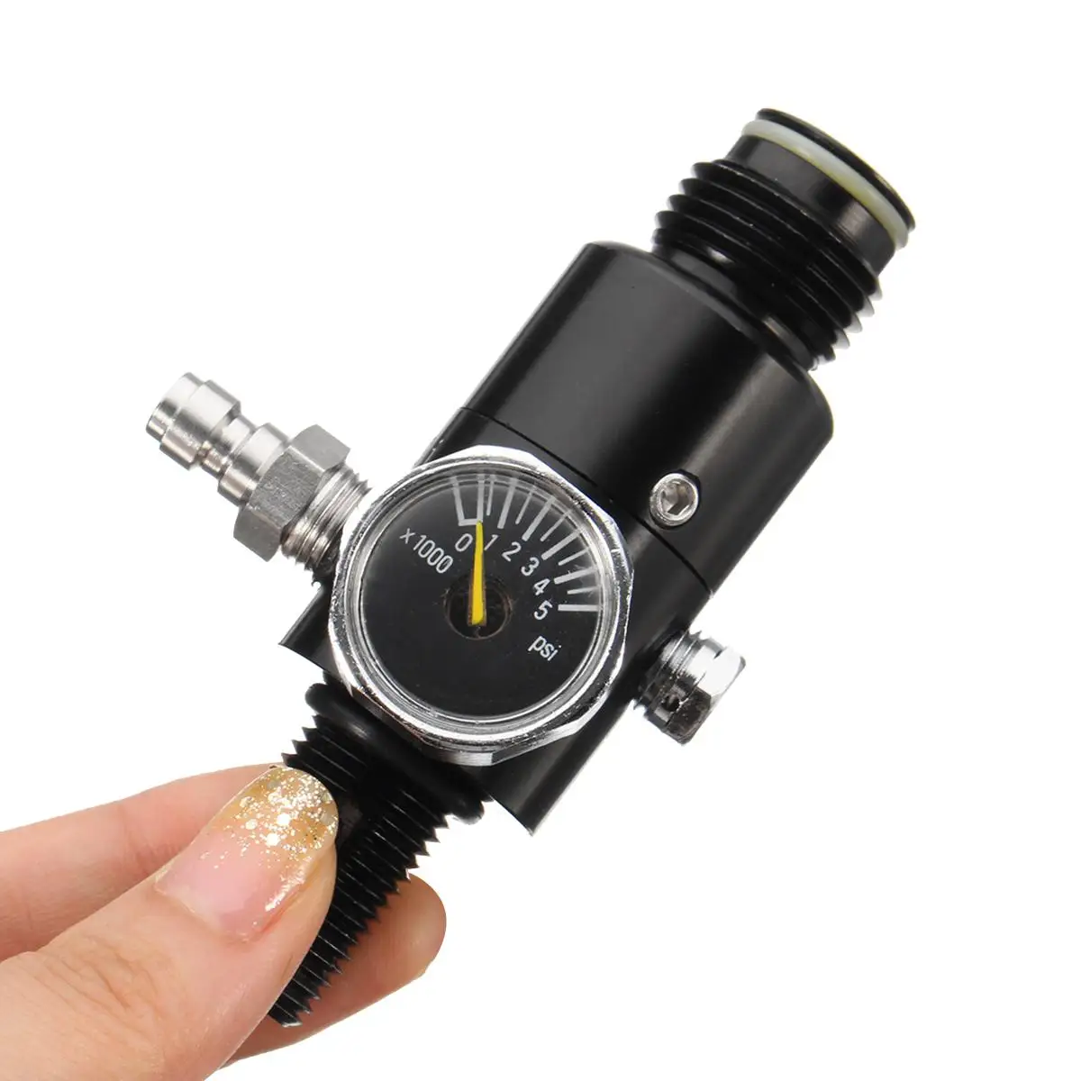 5/8 ''-18UNF нитевой Пейнтбольный регулятор 3000psi HPA бак Выходное давление 800psi подводный дыхательный аксессуар