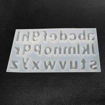 

Creative DIY Crystal Epoxy Mold Lowercase Letter Molds Jewelry Making Mould