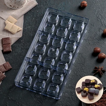 

Form for chocolate "Cube", 21 cells