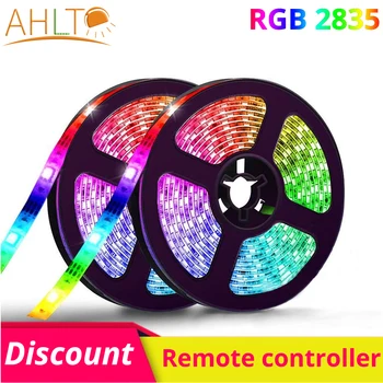 

5m 300Led strip 2835 RGB DC 12V flexible, non-waterproof, multi-function simple decorative lighting, easy to install and unload