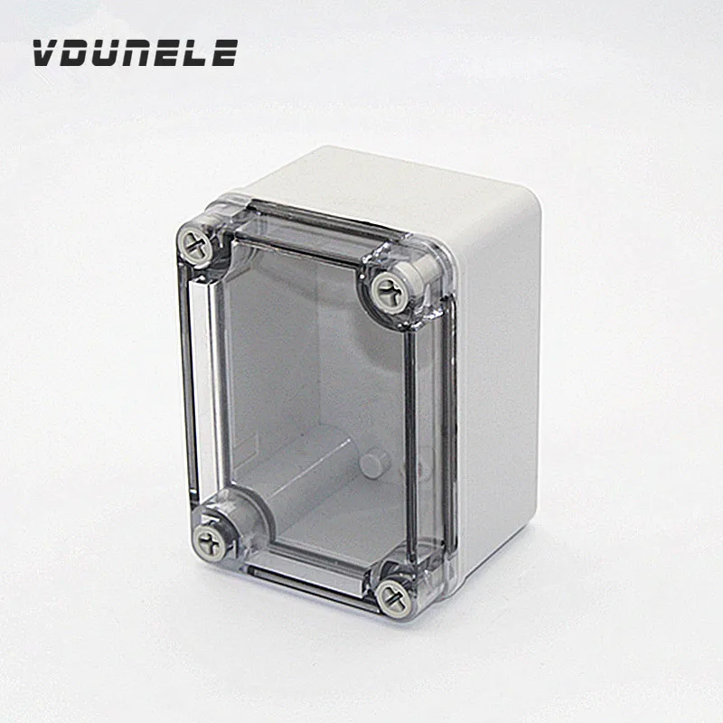ABS waterproof junction box IP68 for PCB outdoor electrical plastic enclosures transparent 110x80x40mm 110x80x70mm electronic enclosure case electrical junction box electrical box
