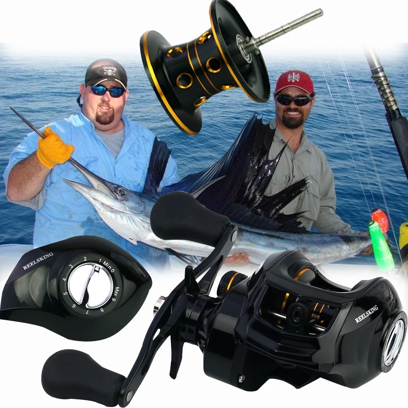 Yumoshi 7 1: 1 17 + 1BB Carretilha de pesca molinete Центробежная катушка для забрасывания и наживки с