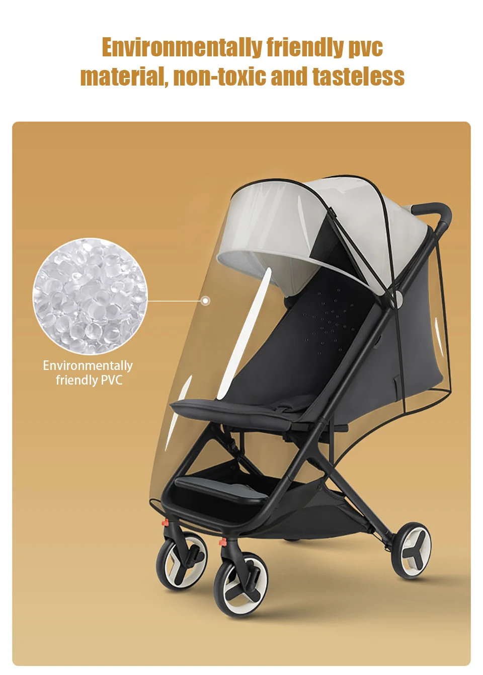 IMBABY, аксессуары для коляски, дождевик, полный Чехол, ветрозащитный, водонепроницаемый+ москитная сетка, детская коляска+ передний подлокотник, u-образный поручень