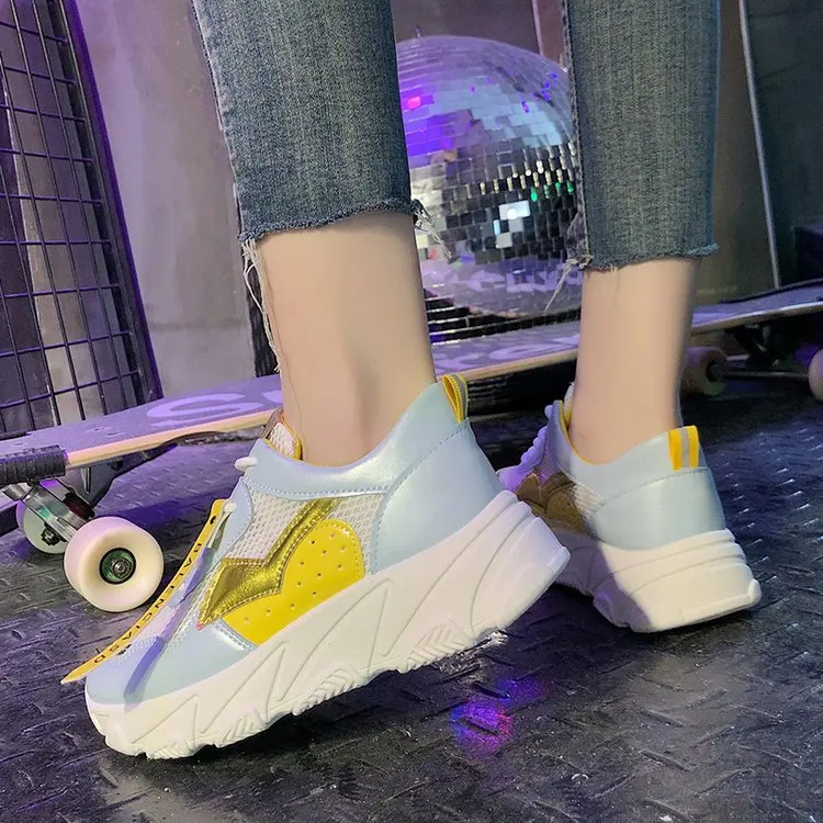 

Online Celebrity Hot Selling Daddy Shoes Women's 2019 Summer INS MacBook Athletic Shoes Versatile Mesh Shoes Children Breathable