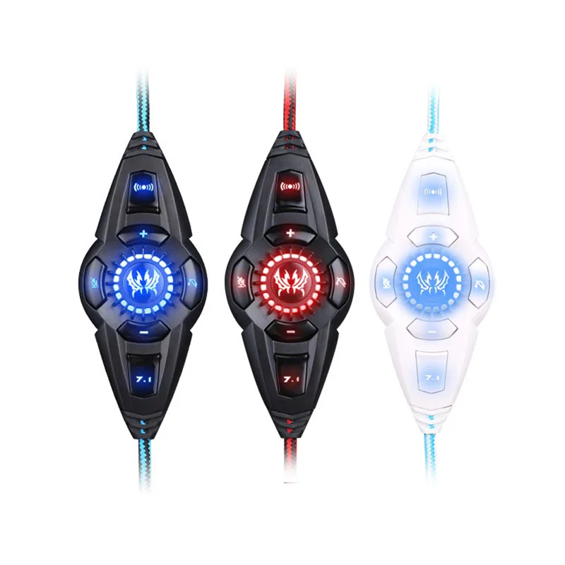 Оригинальный Cool Вибрация Система наушники 7.1 usb игровые для компьютера объемный
