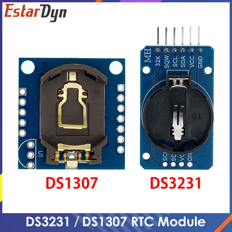 Модуль DS3231 AT24C32 IIC модуль прецизионных часов DS1302 памяти DS1307 в реальном времени 3 В/5