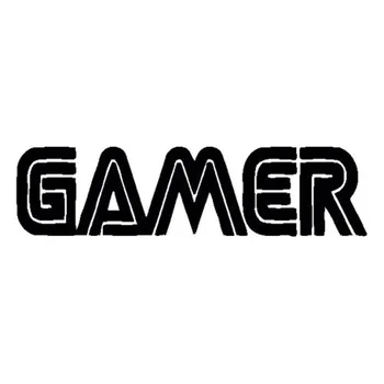 

Car Sticker Personality Stylish Gamer Logo Car Decoration Decal Creativity Applies To All Models Black/white, 17cm * 4cm