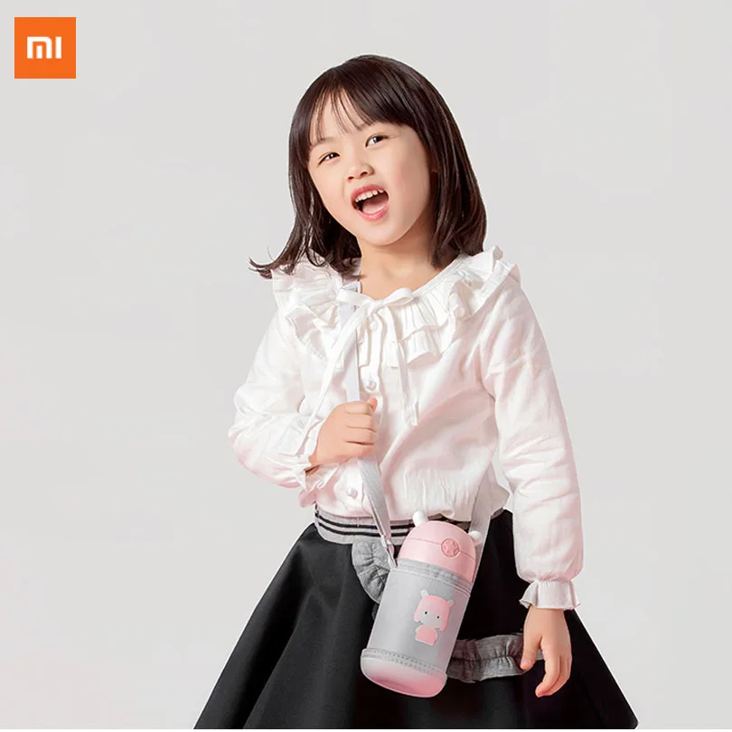 Xiaomi Mitu, детский термос, чашка из нержавеющей стали 316L, Вакуумная бутылка, 6 часов, бутылка с изоляцией, температурные чашки, портативная кружка