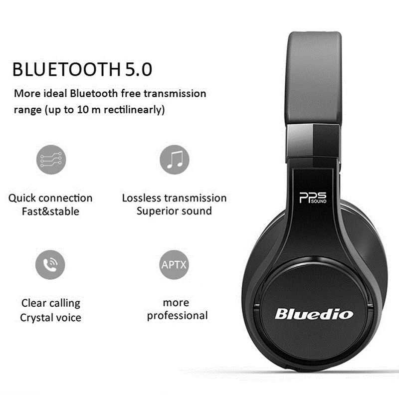 Bluedio U UFO беспроводные Bluetooth наушники Version 3D объемные высококачественные Оригинальные запатентованные 8 водителей HiFi спортивные наушники с микрофоном